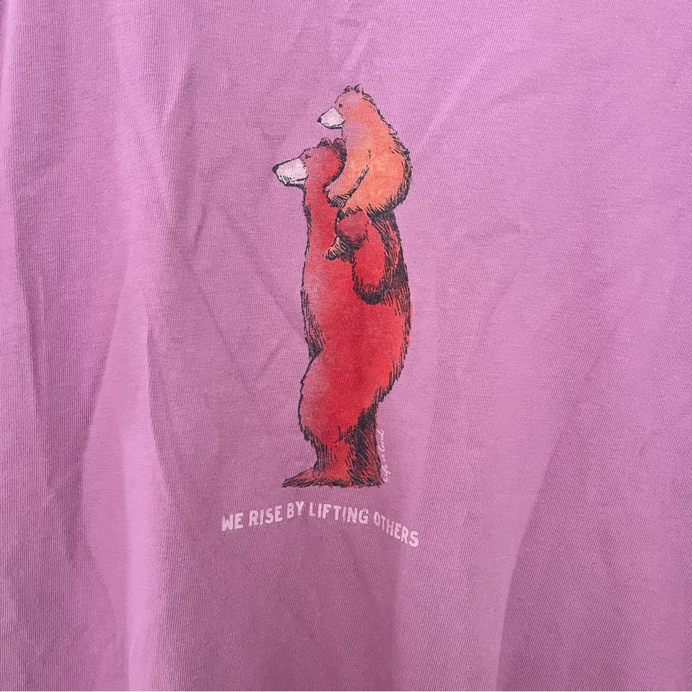 Life is Good T-Shirt with Bear Design